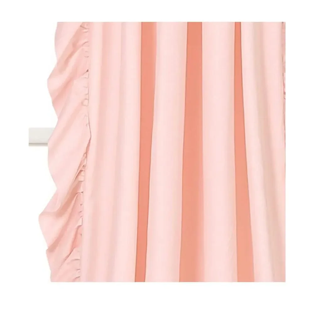Lush Decor Reyna Ruffle Window Curtain Panel Set for 1 Window - Picture 3 of 9